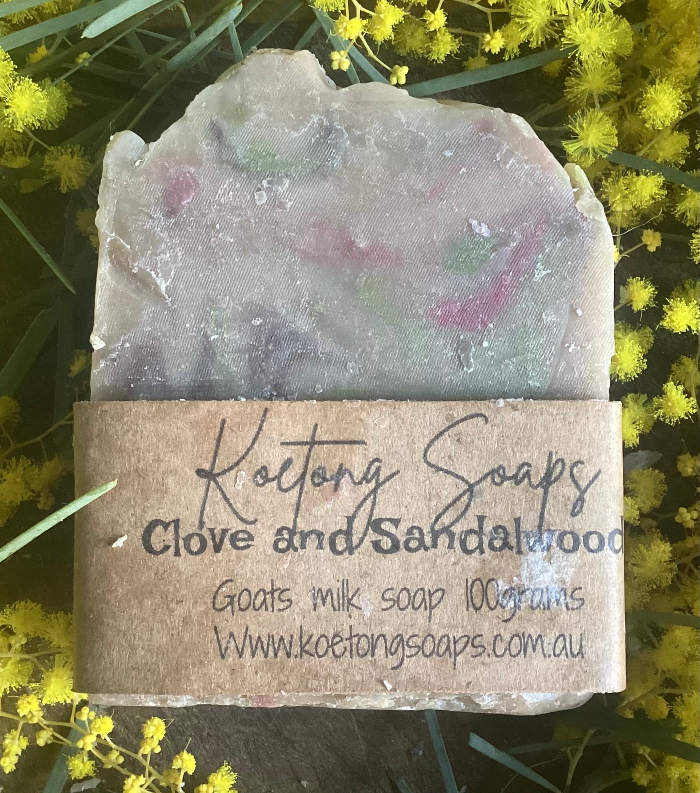 Clove and sandalwood goats milk soap100 g