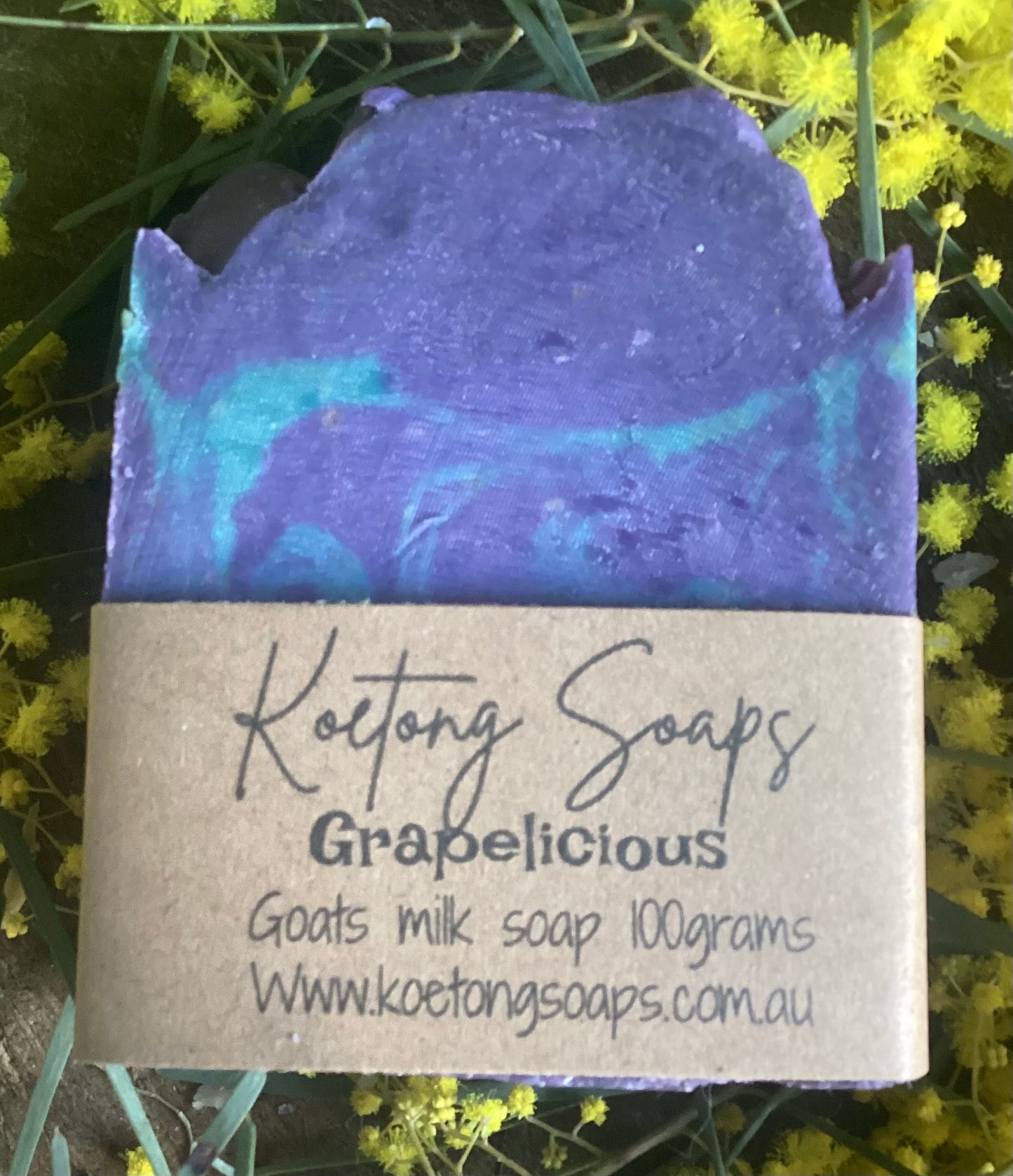 Grapelicious goats milk soap100 g