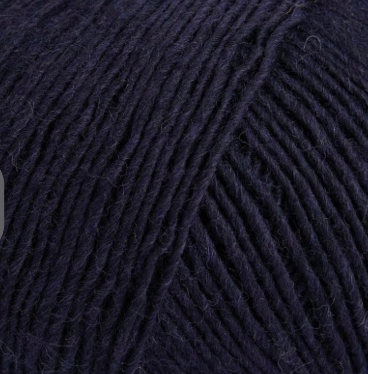 Rowan # 11 Navy sock yarn 100 g