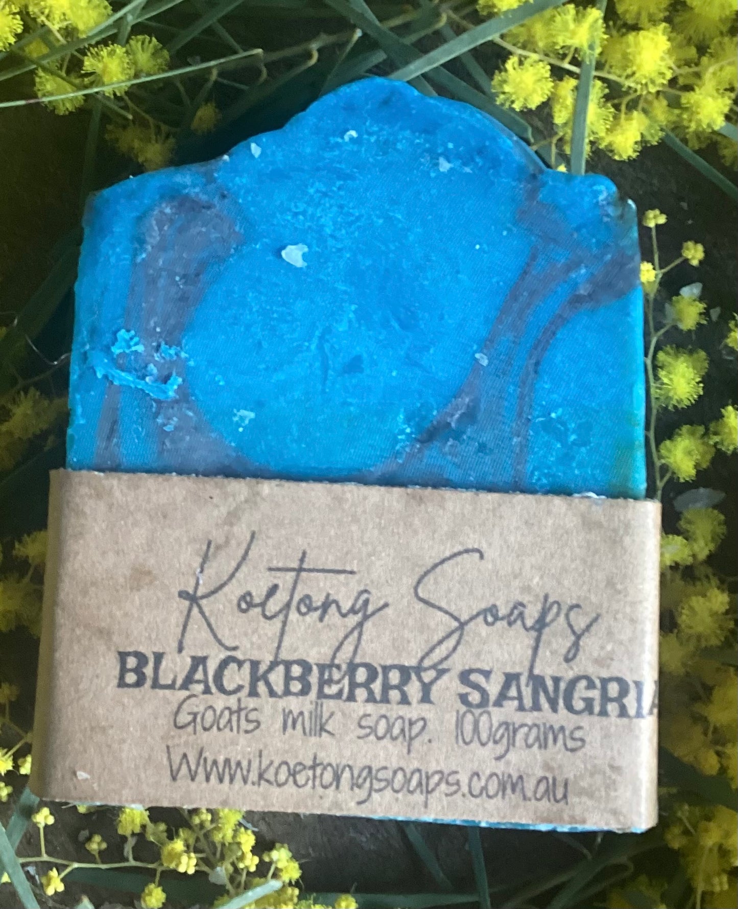 Blackberry sangria goats milk soap100 g