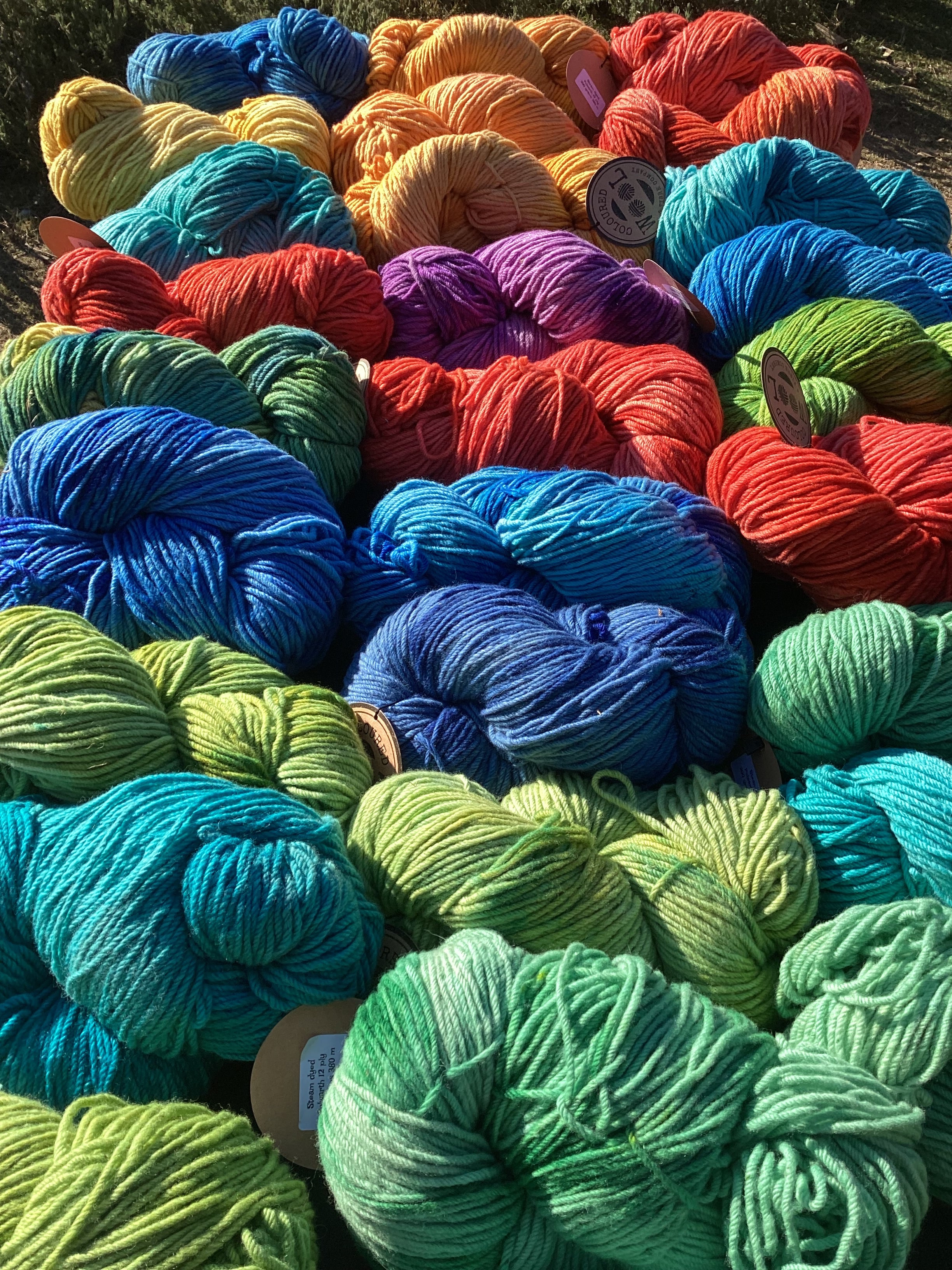 12ply Polwarth yarn