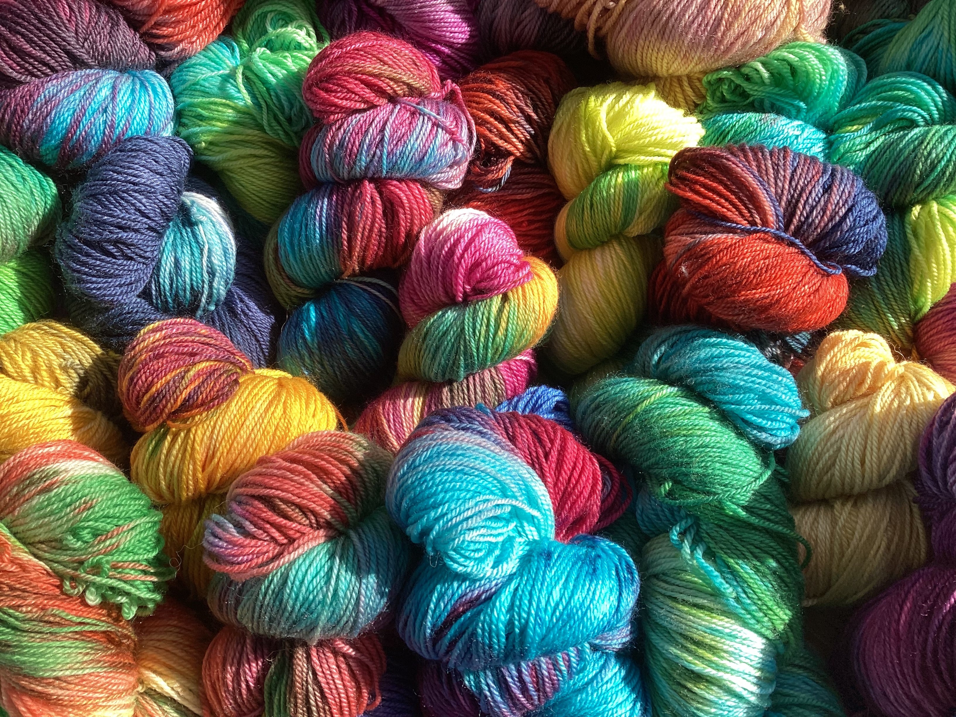 Our steam dyed Sock yarn…