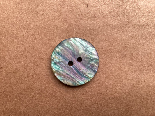 Dark 22mm swirl button