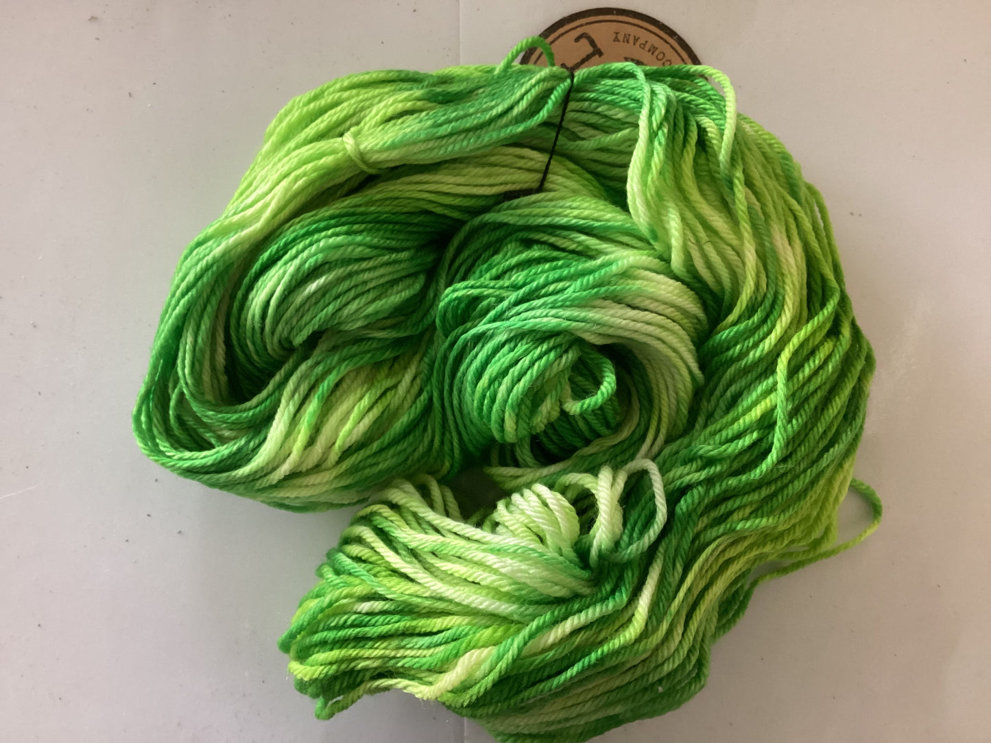 Koetong green steam dyed merino 8 ply