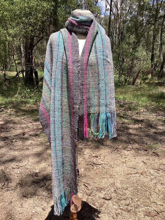 Hazy long wrap