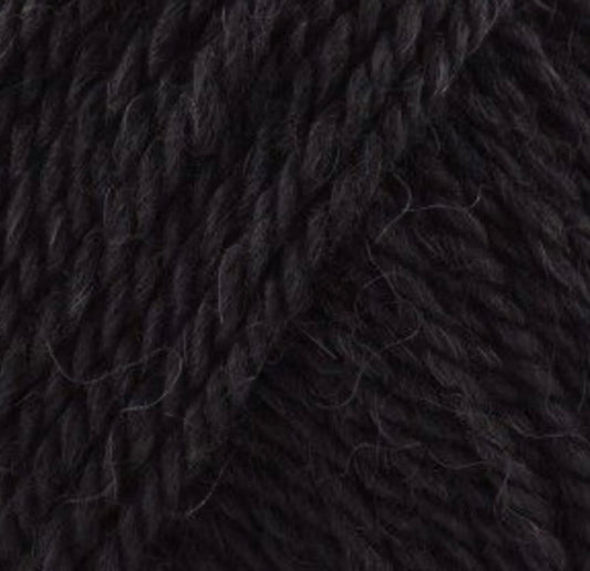 Black Merino/yak 50 g 8 ply