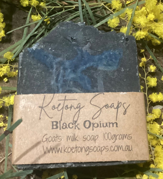 Black Opium goats milk soap100 g