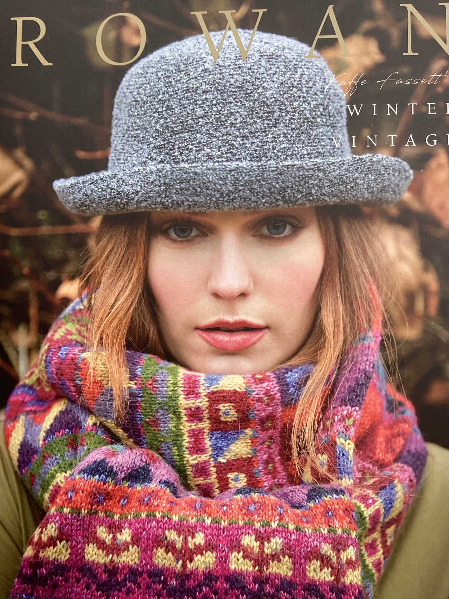 Winter vintage pattern book