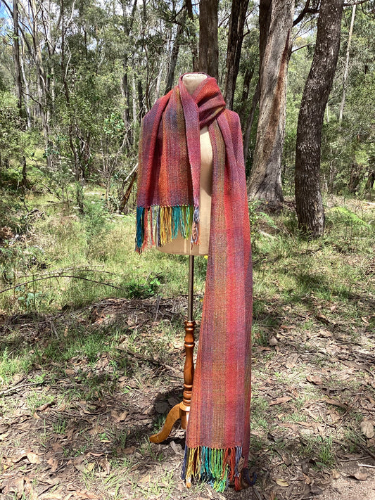 Burst of colour long wrap