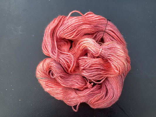 Raspberry merino and bamboo 8 ply 100g