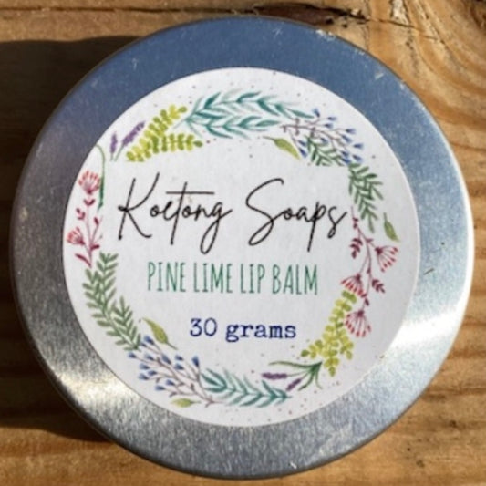 Pine lime lip balm 30 grams