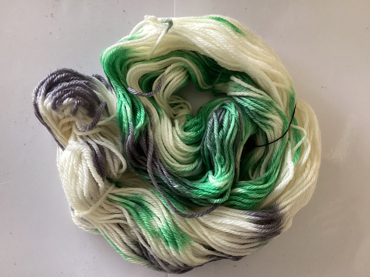 Frosty forest steam dyed merino 8 ply