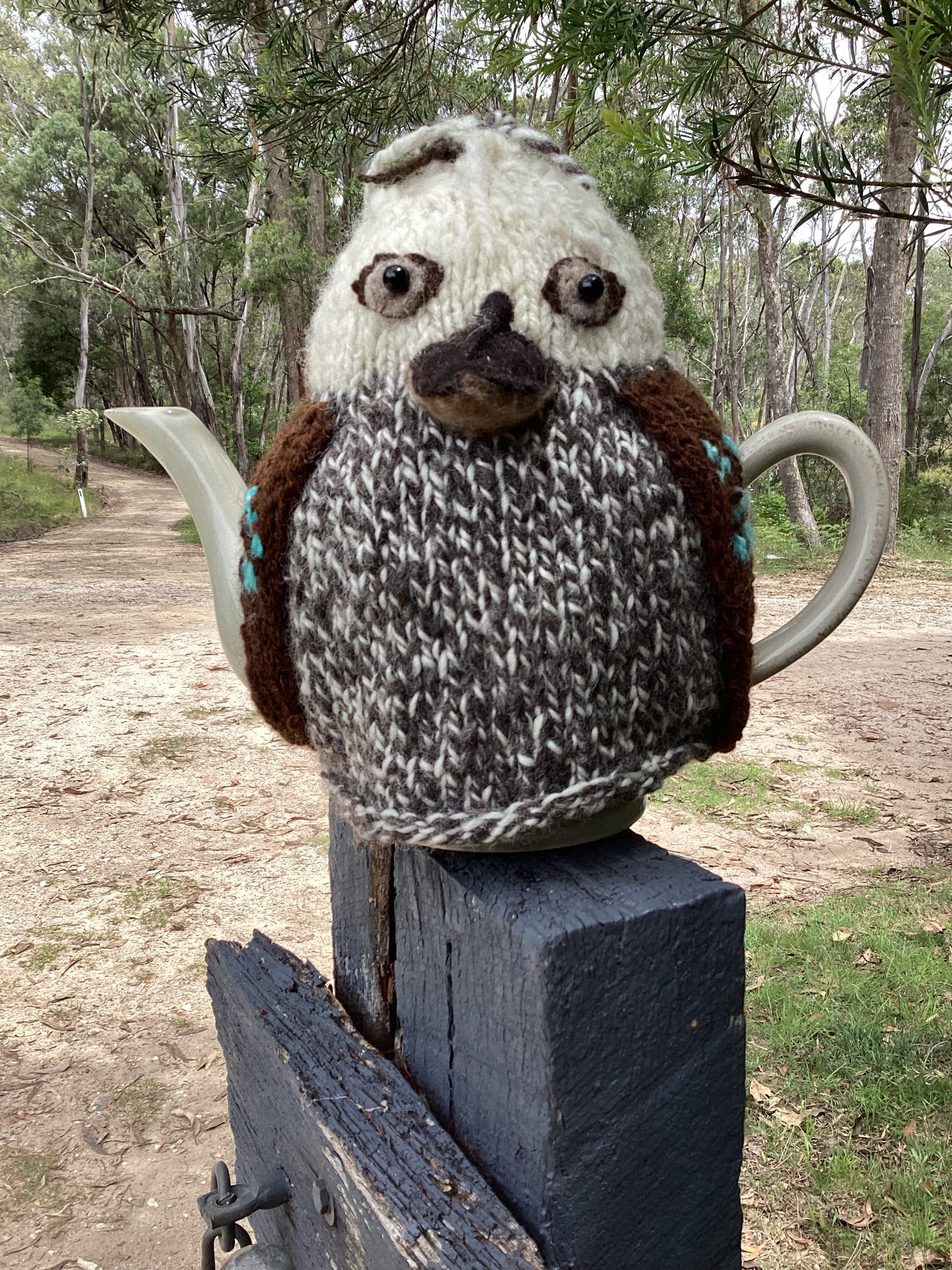 Kookaburra teapot cover